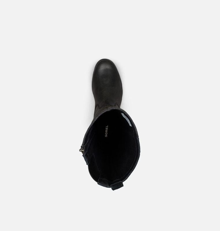 Sorel Dam Gummistövlar Svarta - Emelie™ Tall Låga - HKU-615980